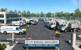 Municipal and government vehicle depots