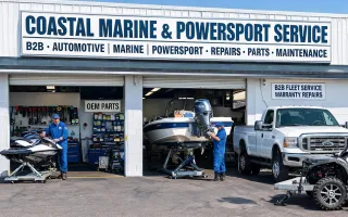 Marine and powersport service shops
